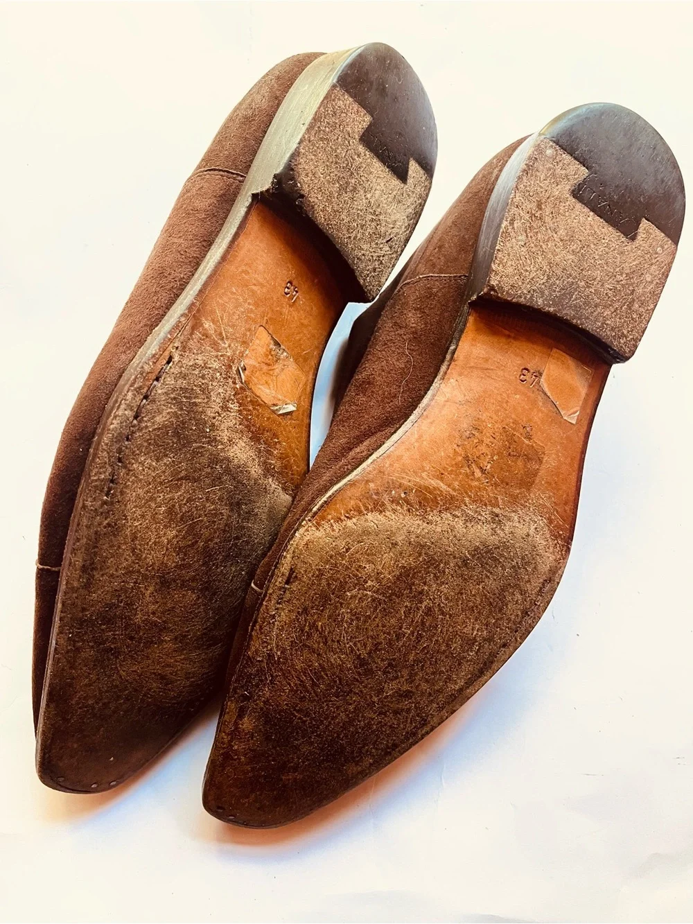 Canali Dark Brown Suede Cap Toe Oxford Dress Shoes